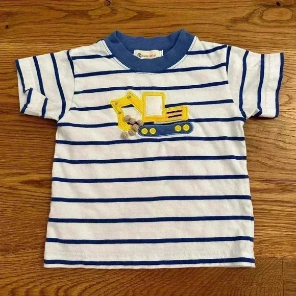 Baby Luigi tshirt with Excavator size 12 months - Picture 1 of 7
